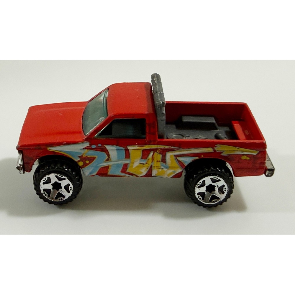 Hot Wheels Pickup Truck 1:64 Red Graffiti Scuba Gear 1982 Mattel‎ Thailand